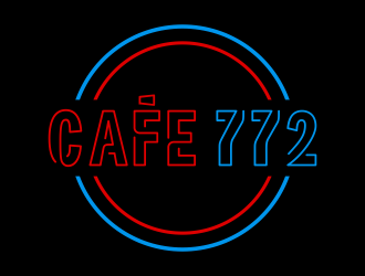 Cafe 772 logo design by graphicstar