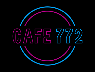 Cafe 772 logo design by graphicstar