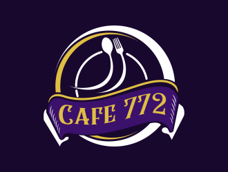 Cafe 772 logo design by Dhieko