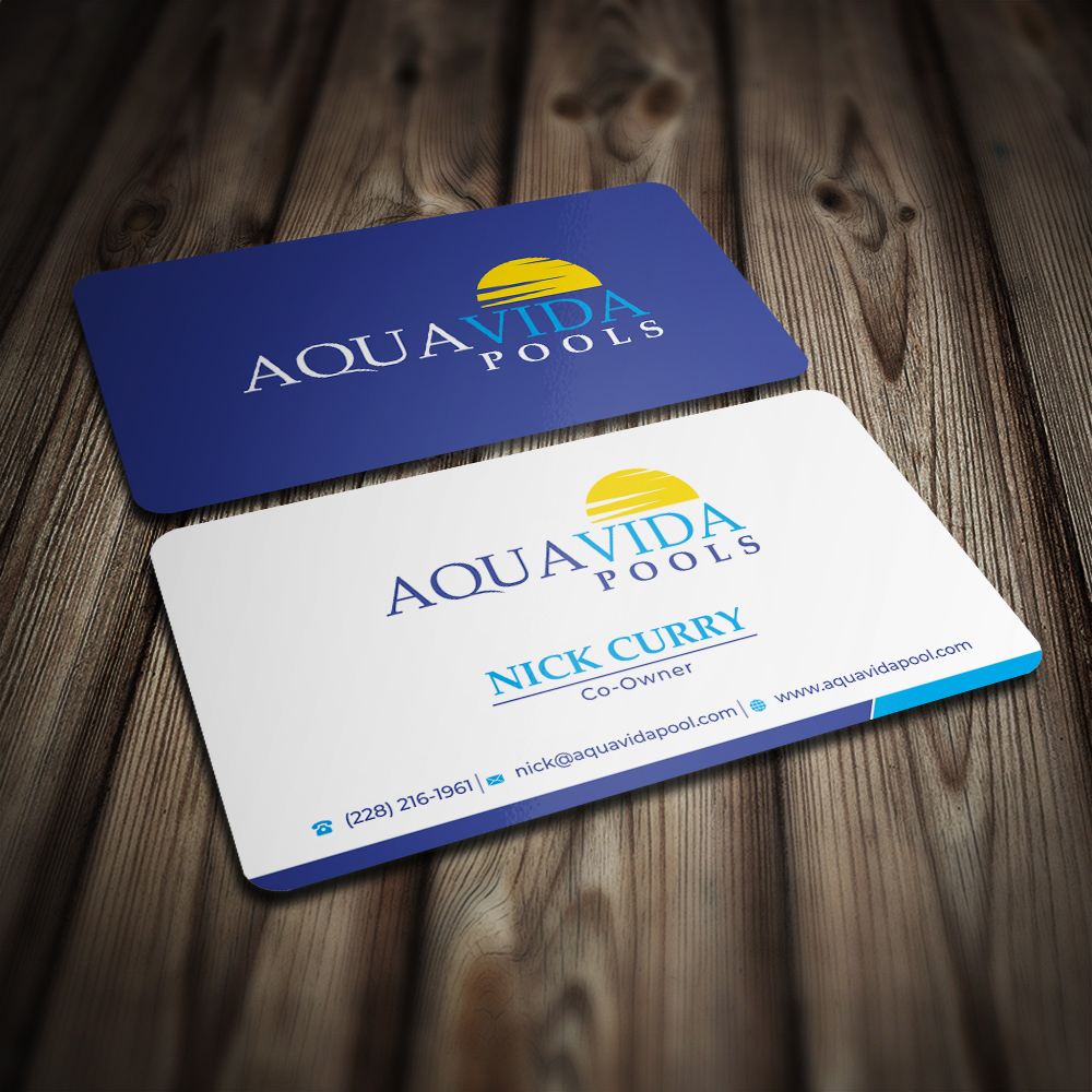 AquaVida Pools logo design by imagine