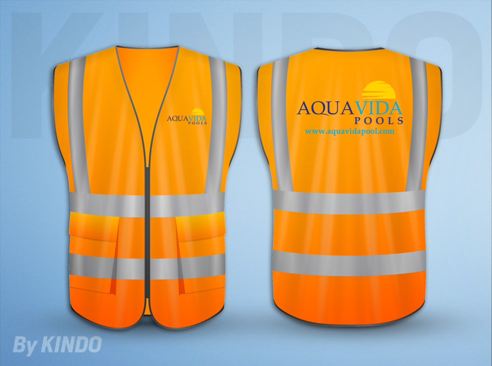 AquaVida Pools logo design by Kindo