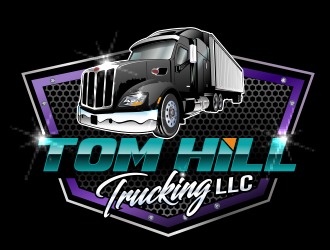 TOM HILL TRUCKING  LLC logo design by bosbejo