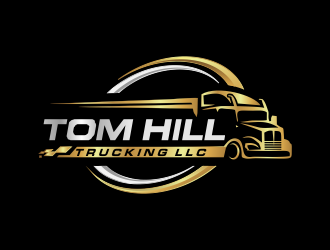 TOM HILL TRUCKING  LLC logo design by bismillah