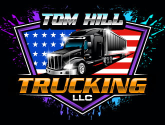 TOM HILL TRUCKING  LLC logo design by Suvendu