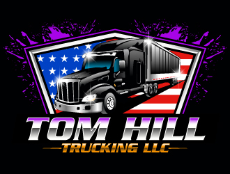 TOM HILL TRUCKING  LLC logo design by Suvendu