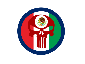 Mexican Punisher logo design by niichan12