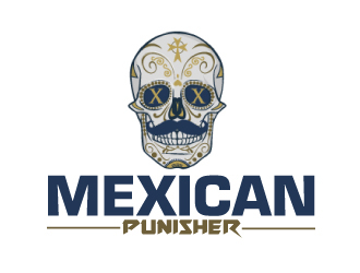 Mexican Punisher logo design by ElonStark