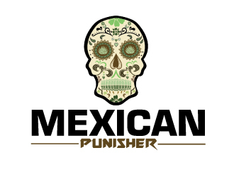 Mexican Punisher logo design by ElonStark