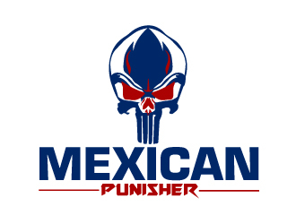 Mexican Punisher logo design by ElonStark