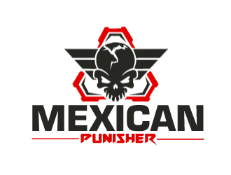 Mexican Punisher logo design by ElonStark