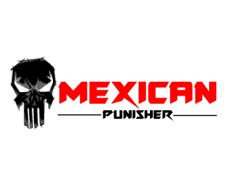 Mexican Punisher logo design by ElonStark