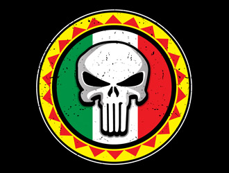 Mexican Punisher logo design by DreamLogoDesign