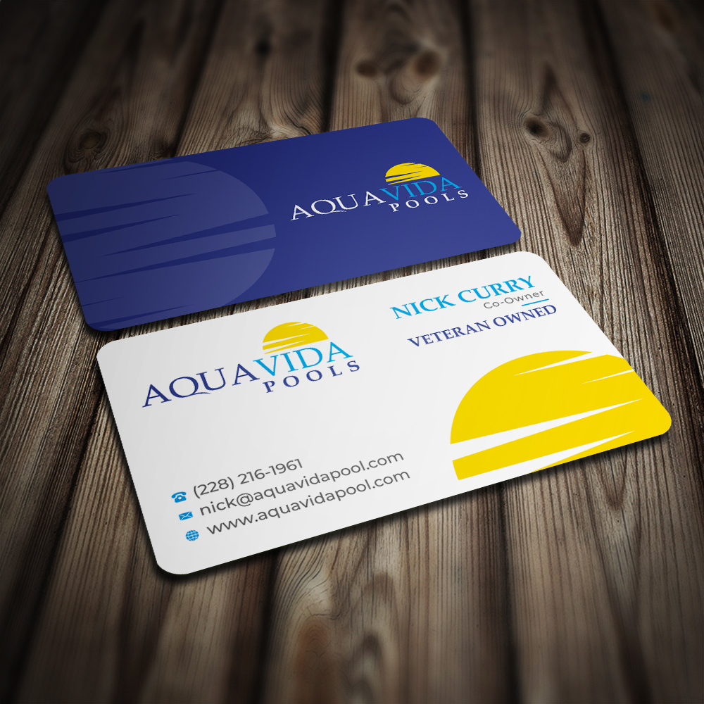 AquaVida Pools logo design by imagine