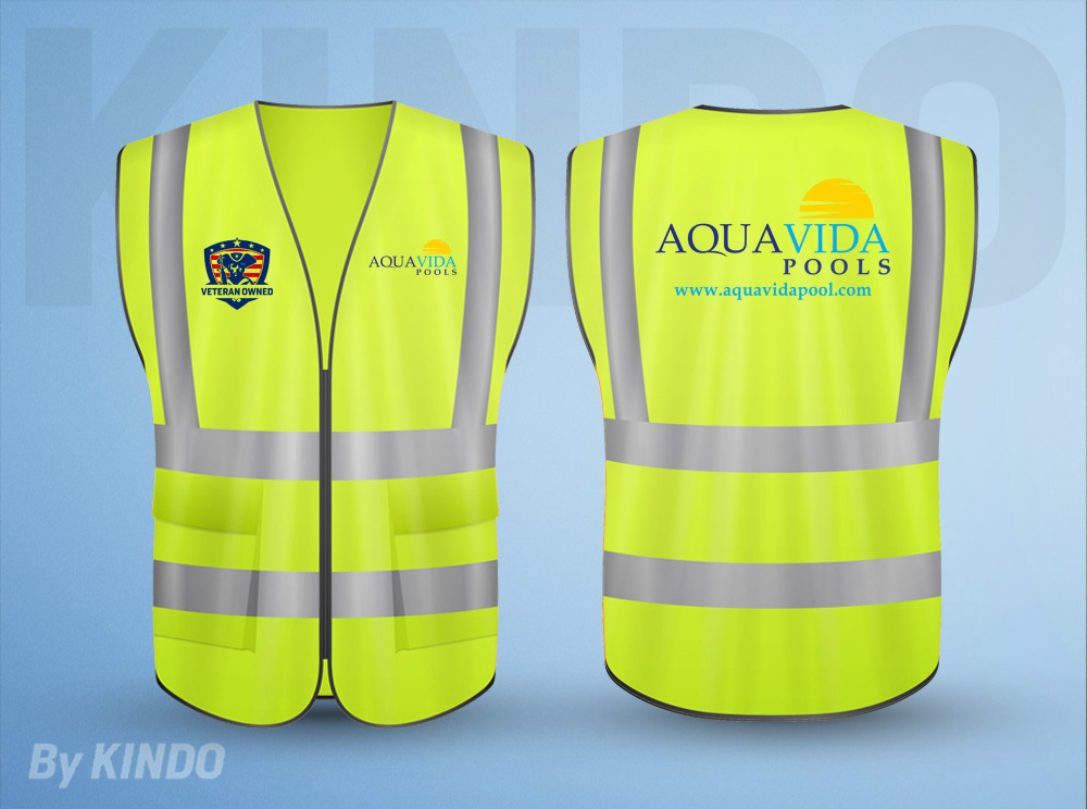 AquaVida Pools logo design by Kindo