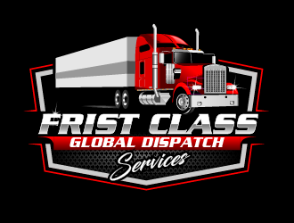 First Class Global Dispatch Services  logo design by pollo