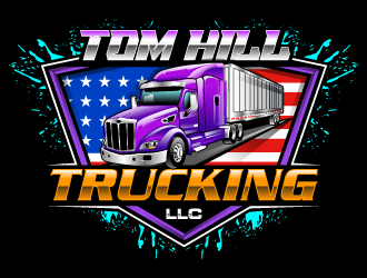 TOM HILL TRUCKING  LLC logo design by Suvendu