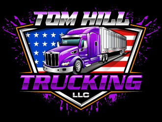 TOM HILL TRUCKING  LLC logo design by Suvendu