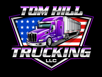 TOM HILL TRUCKING  LLC logo design by Suvendu