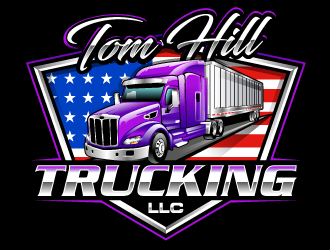 TOM HILL TRUCKING  LLC logo design by Suvendu