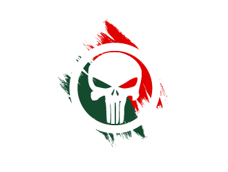 Mexican Punisher logo design by yurie