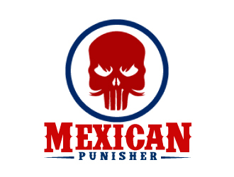 Mexican Punisher logo design by ElonStark