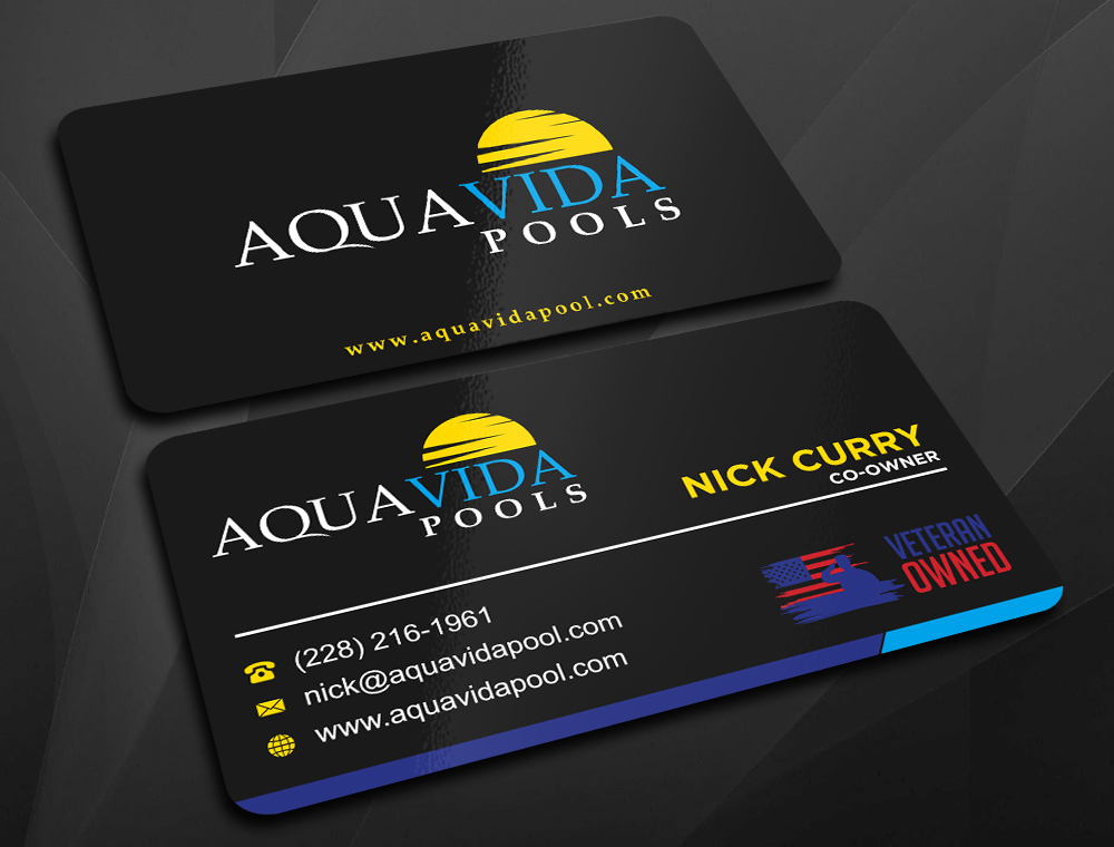 AquaVida Pools logo design by imagine