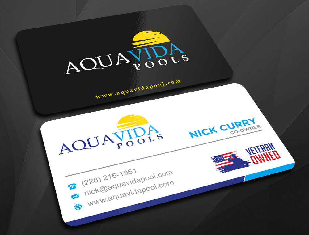 AquaVida Pools logo design by imagine