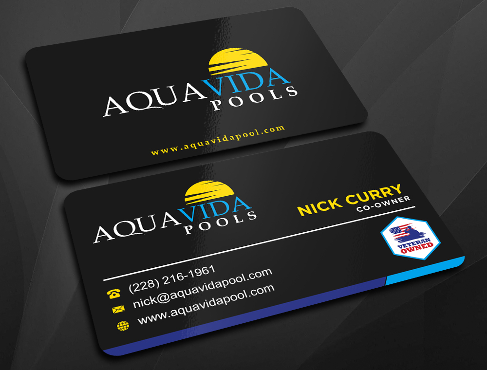 AquaVida Pools logo design by imagine