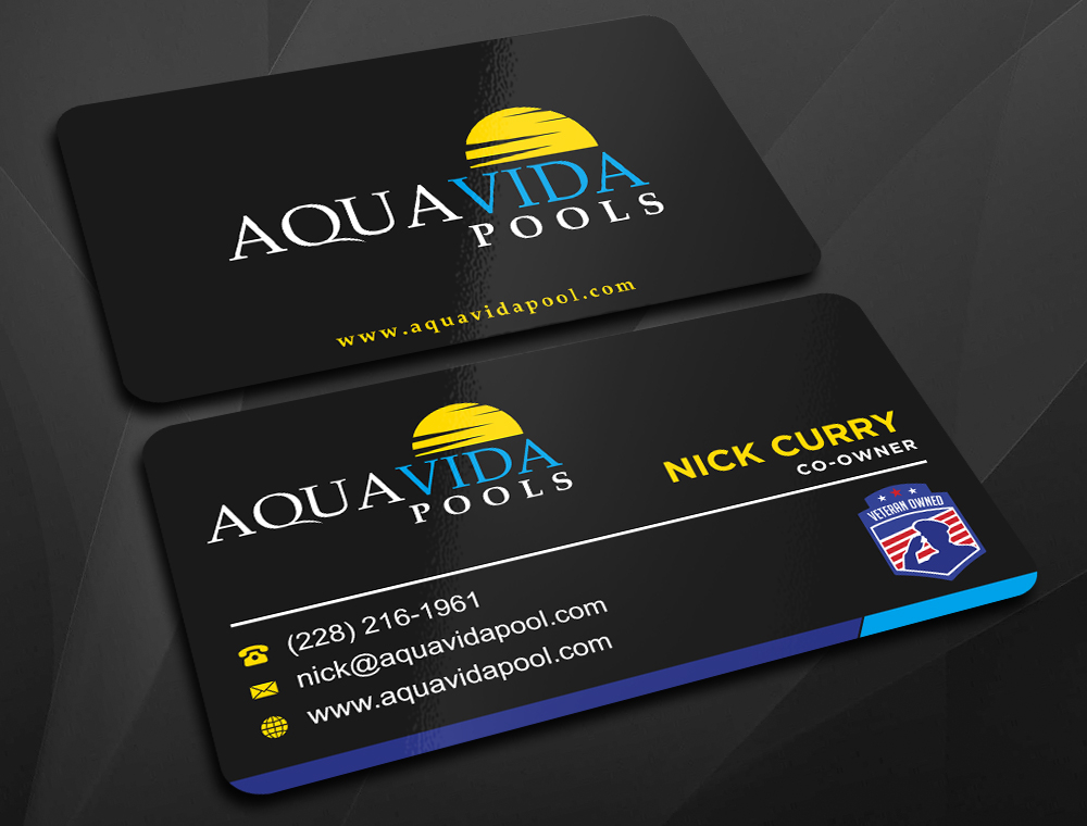 AquaVida Pools logo design by imagine