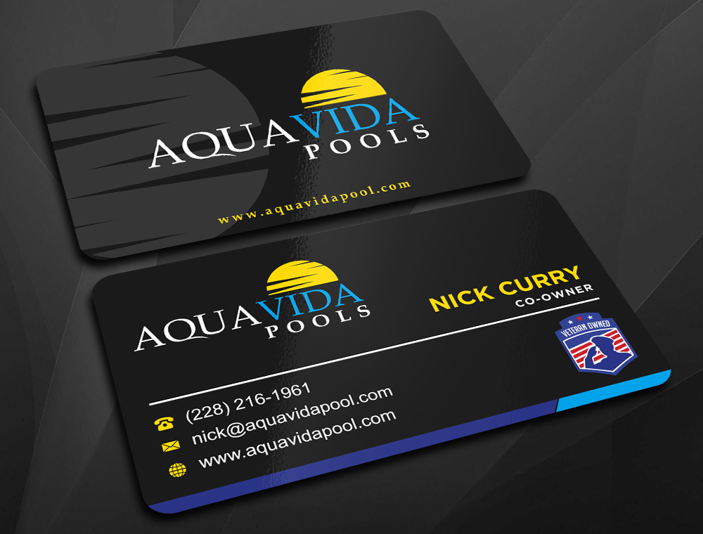 AquaVida Pools logo design by imagine