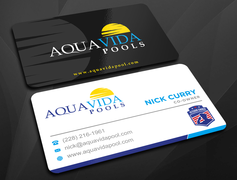 AquaVida Pools logo design by imagine