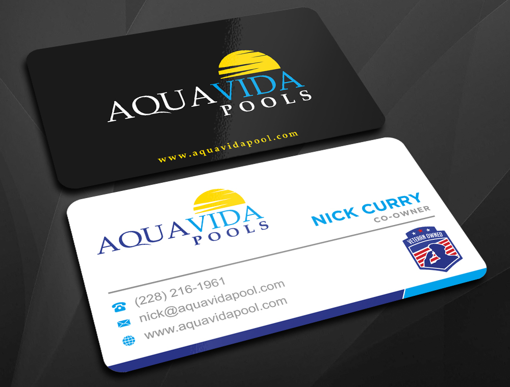 AquaVida Pools logo design by imagine