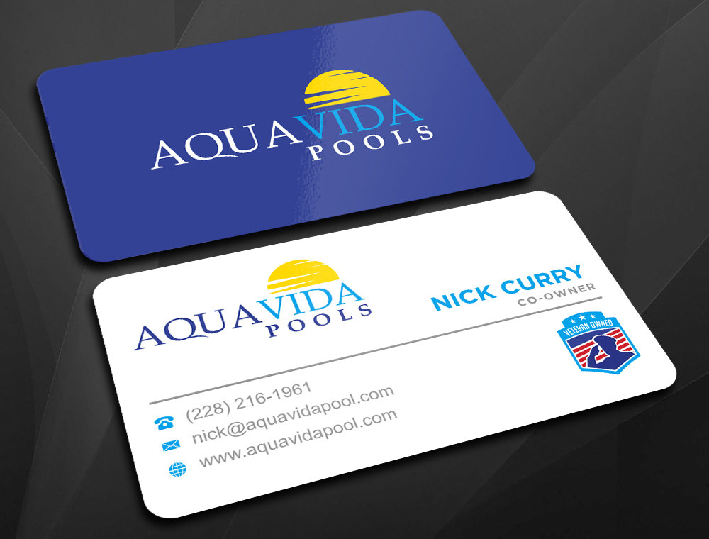 AquaVida Pools logo design by imagine