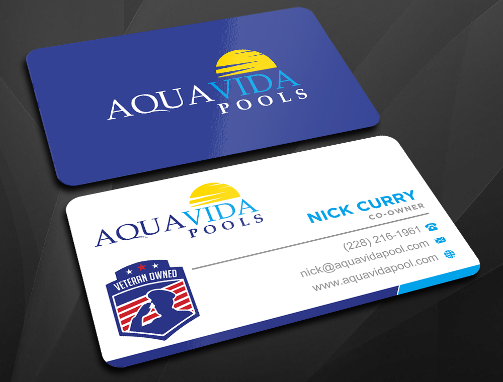 AquaVida Pools logo design by imagine