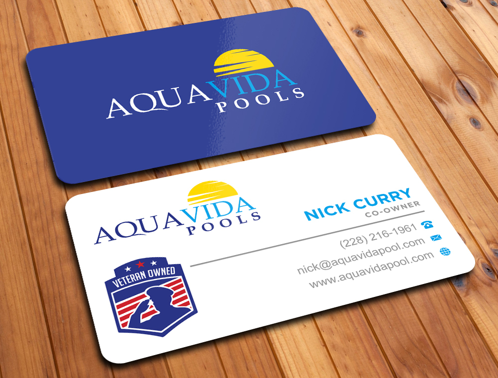 AquaVida Pools logo design by imagine