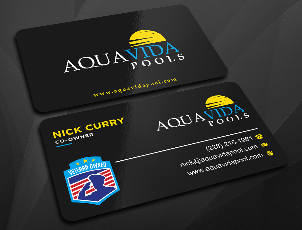 AquaVida Pools logo design by imagine