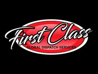 First Class Global Dispatch Services  logo design by Greenlight