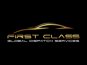 First Class Global Dispatch Services  logo design by berkahnenen