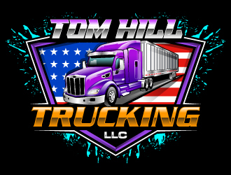 TOM HILL TRUCKING  LLC logo design by Suvendu