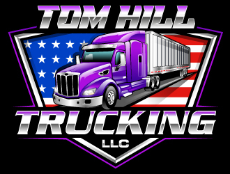 TOM HILL TRUCKING  LLC logo design by Suvendu