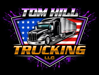 TOM HILL TRUCKING  LLC logo design by Suvendu