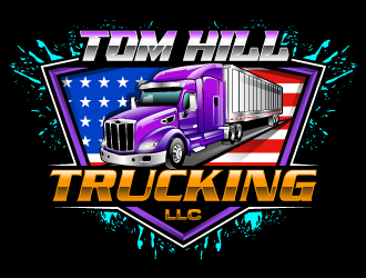 TOM HILL TRUCKING  LLC logo design by Suvendu