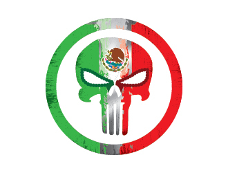 Mexican Punisher logo design by il-in