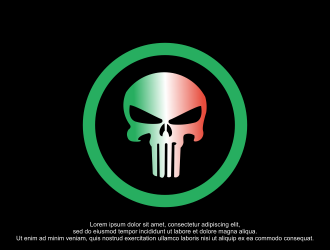 Mexican Punisher logo design by bebekkwek