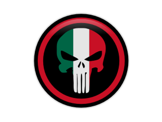 Mexican Punisher logo design by sheilavalencia