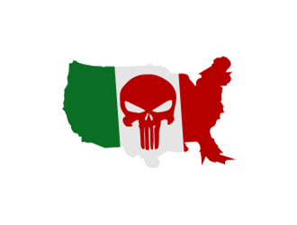 Mexican Punisher logo design by sheilavalencia