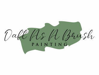 Daft As A Brush Painting logo design by hopee