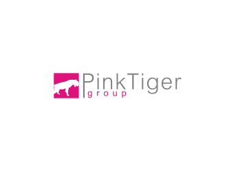 Pink Tiger Group logo design by Artomoro