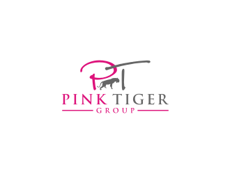 Pink Tiger Group logo design by Artomoro