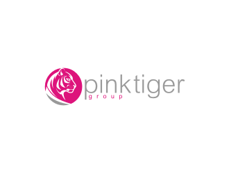 Pink Tiger Group logo design by Artomoro